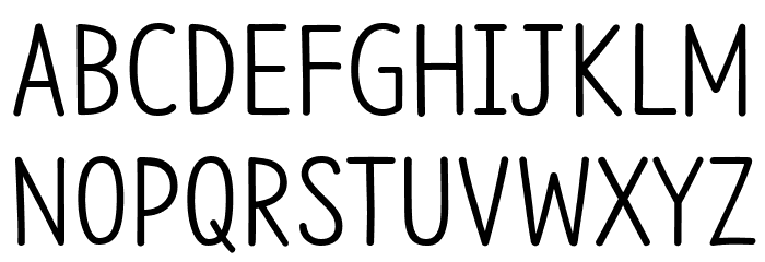 NanumBarunpen Font UPPERCASE