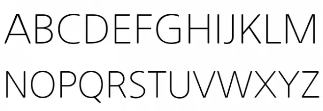 NanumGothic Light Schriftart Groß