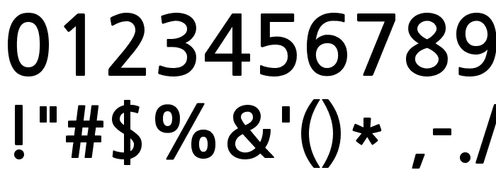 NanumGothicBold Font OTHER CHARS