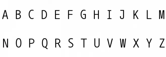 NanumGothicCoding Fonte MAIÚSCULAS