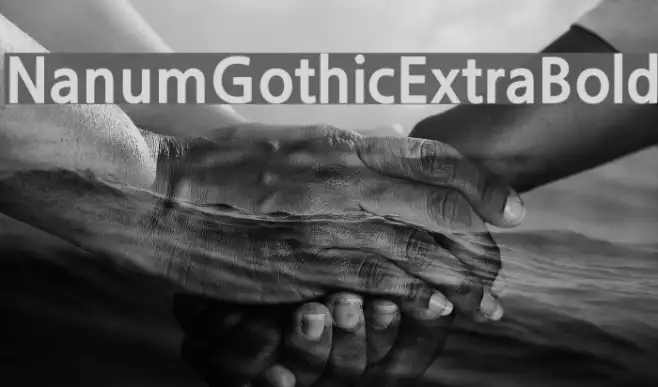 NanumGothicExtraBold Example 3