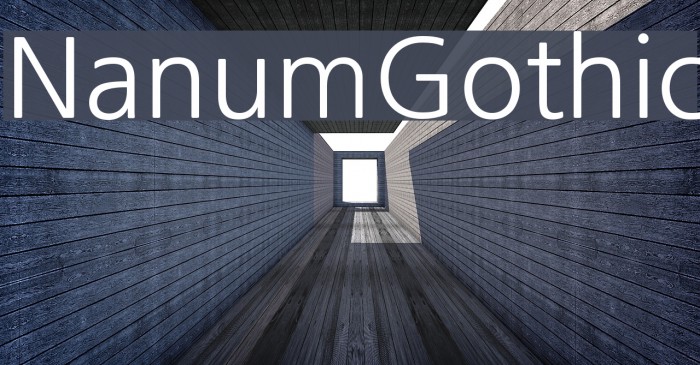 NanumGothic Font examples