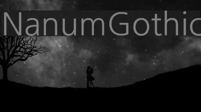 NanumGothic Font examples