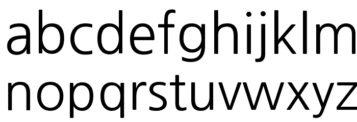 NanumGothic Font LOWERCASE