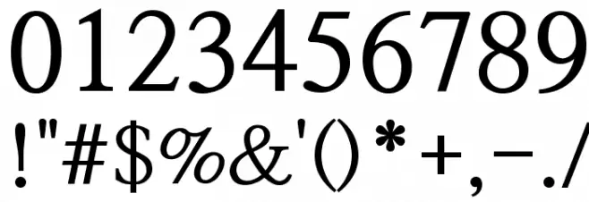 NanumMyeongjoBold Font OTHER CHARS