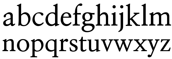 NanumMyeongjoBold Font LOWERCASE