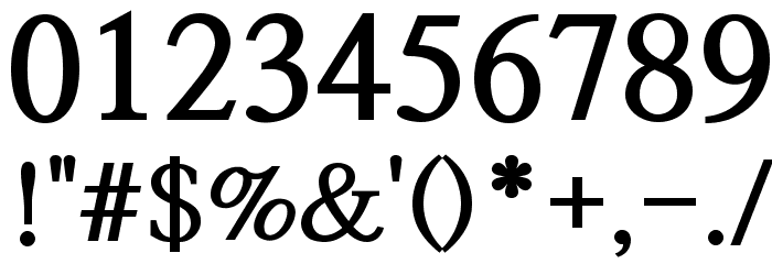 NanumMyeongjoExtraBold Font OTHER CHARS