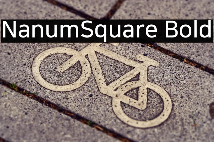 NanumSquare Bold Example 3
