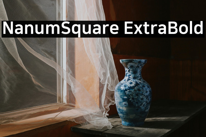 NanumSquare ExtraBold Example 3