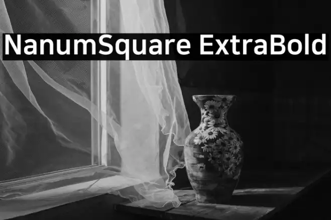 NanumSquare ExtraBold Example 3