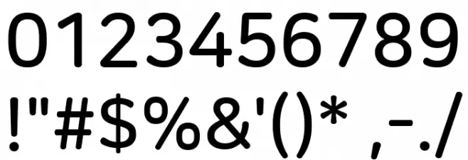 NanumSquareRound Bold फ़ॉन्ट अन्य घर का काम