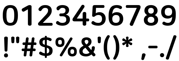 NanumSquareRound ExtraBold Font OTHER CHARS