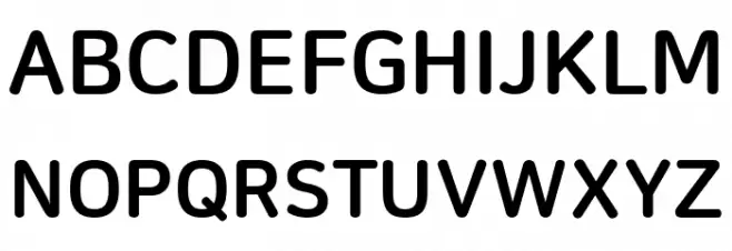 NanumSquareRound ExtraBold Font Litere mari