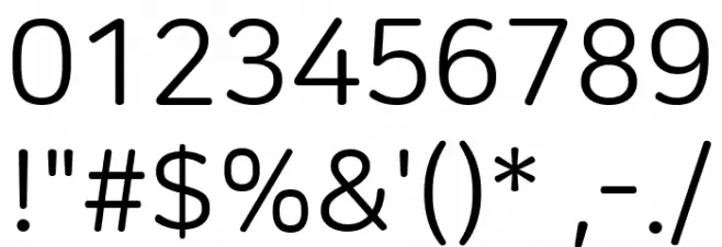 NanumSquareRound Regular 字体 其它煤焦