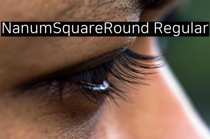 NanumSquareRound Regular Example 2