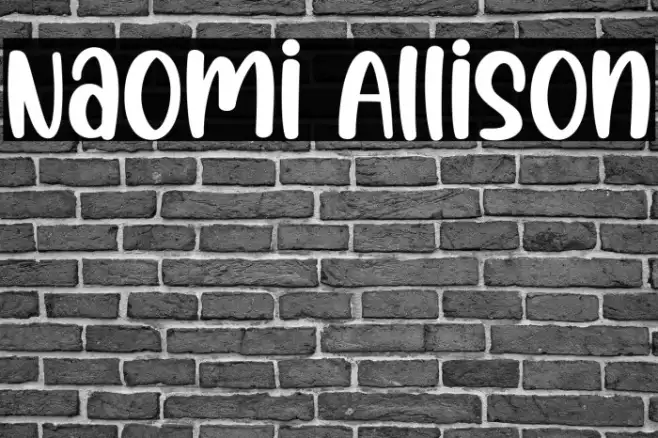 Naomi Allison Example 1