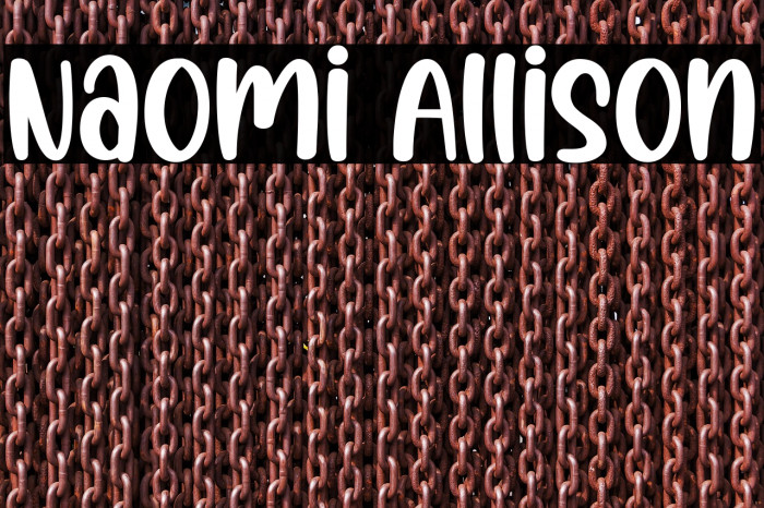 Naomi Allison Example 2