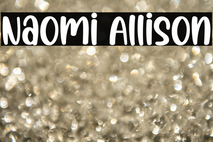 Naomi Allison Example 3