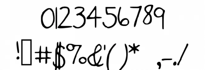 Naomi Font OTHER CHARS