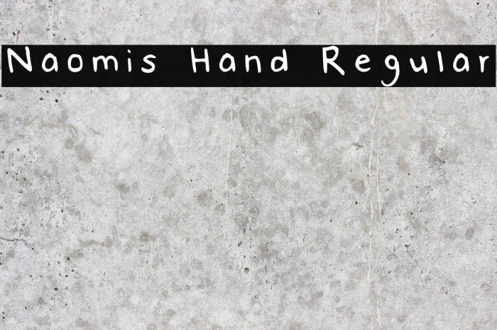 Naomis Hand Regular Example 3