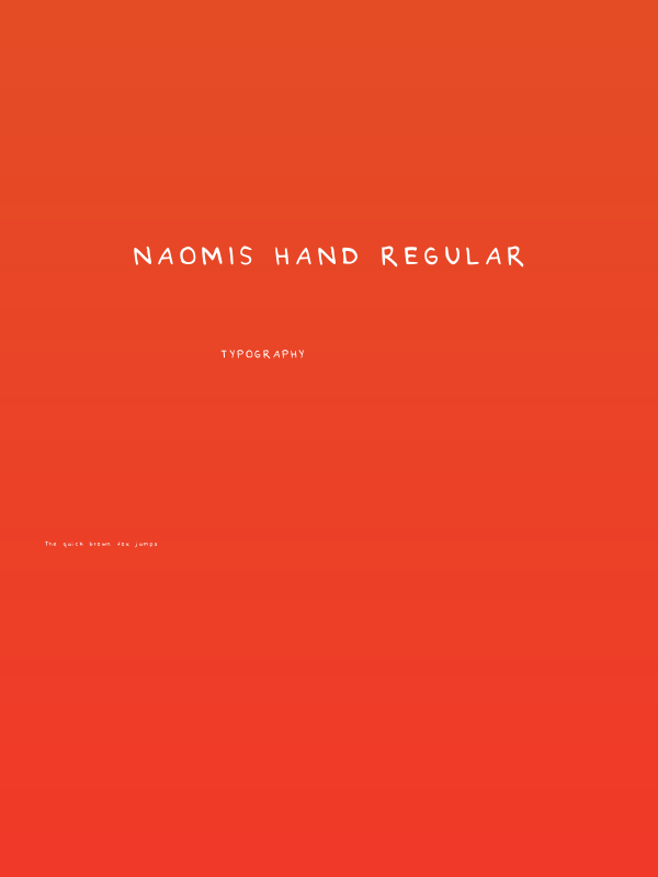 Naomis Hand Regular Poster