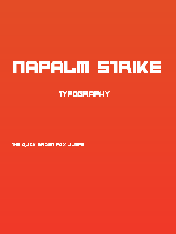 Napalm Strike Poster