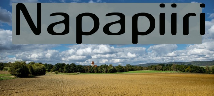 Napapiiri Font examples