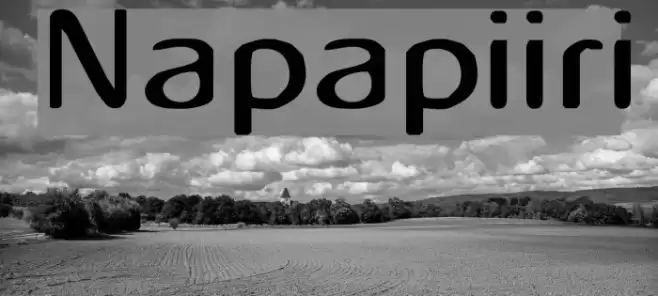 Napapiiri Font examples