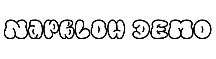 Napblow DEMO  font caratteri gratis