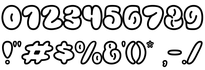 Napblow DEMO Font OTHER CHARS