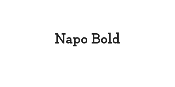 Napo Bold Logo