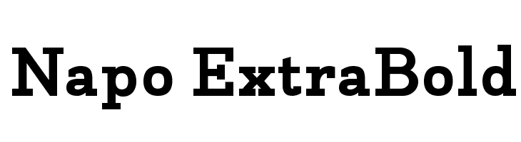 Napo ExtraBold Font