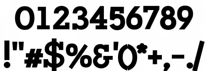 Napo ExtraBold Font OTHER CHARS