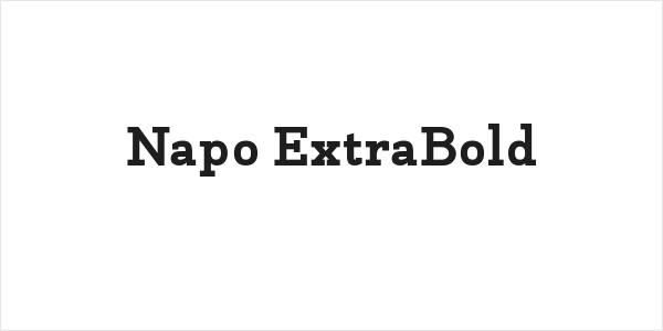 Napo ExtraBold Logo