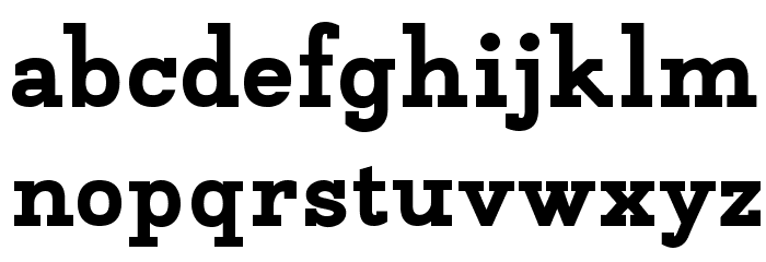 Napo ExtraBold Font LOWERCASE