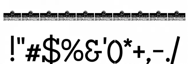 Napo-Regular Font OTHER CHARS