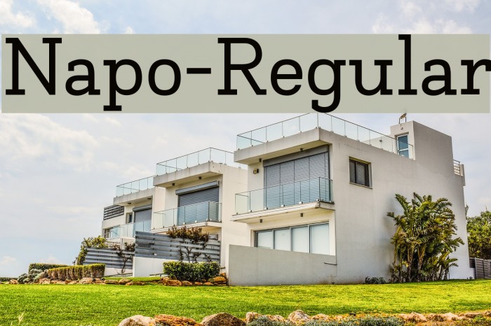 Napo-Regular Font examples