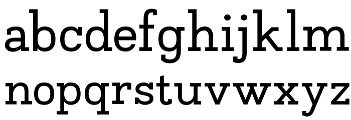 Napo-Regular Font LOWERCASE