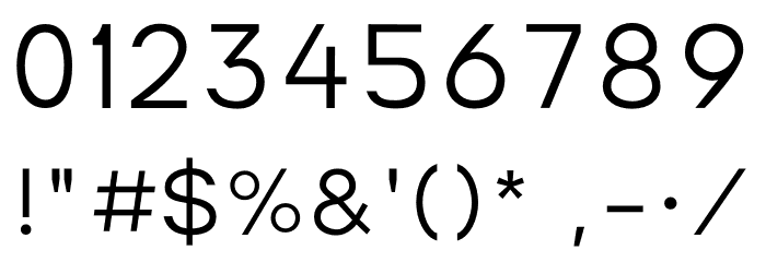 Napoelen Regular Font OTHER CHARS