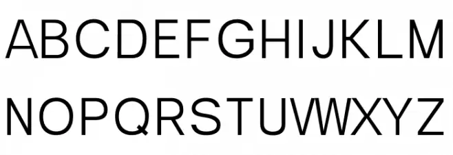 Napoelen Regular Font Litere mari