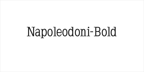 Napoleodoni-Bold Logo