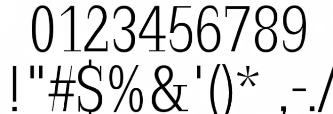 Napoleodoni Font OTHER CHARS