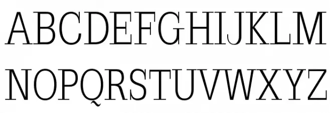 Napoleodoni 字体 大写
