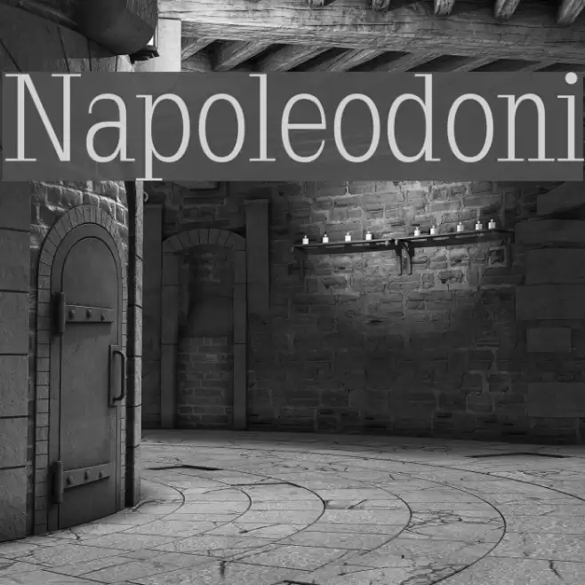Napoleodoni Font examples