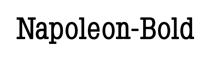 Napoleon-Bold Font