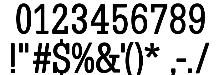 Napoleon-Bold Font OTHER CHARS