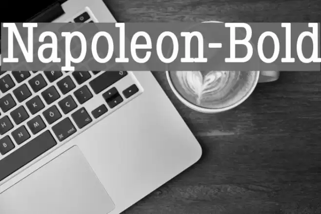 Napoleon-Bold Шрифта examples