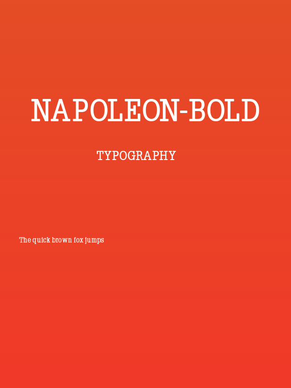 Napoleon-Bold Poster