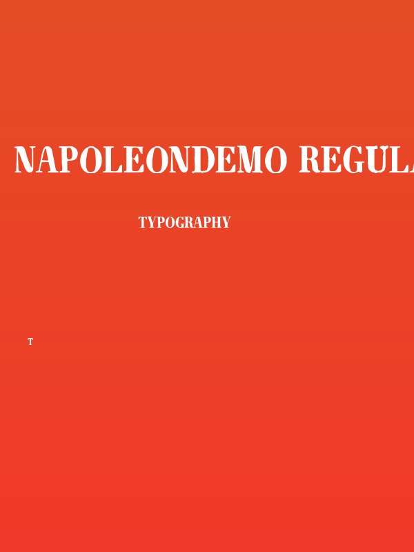 NapoleonDemo Regular Poster