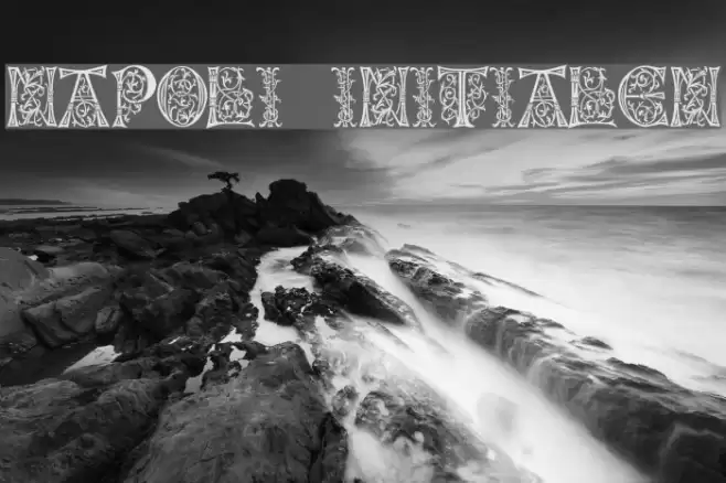 Napoli Initialen Font examples